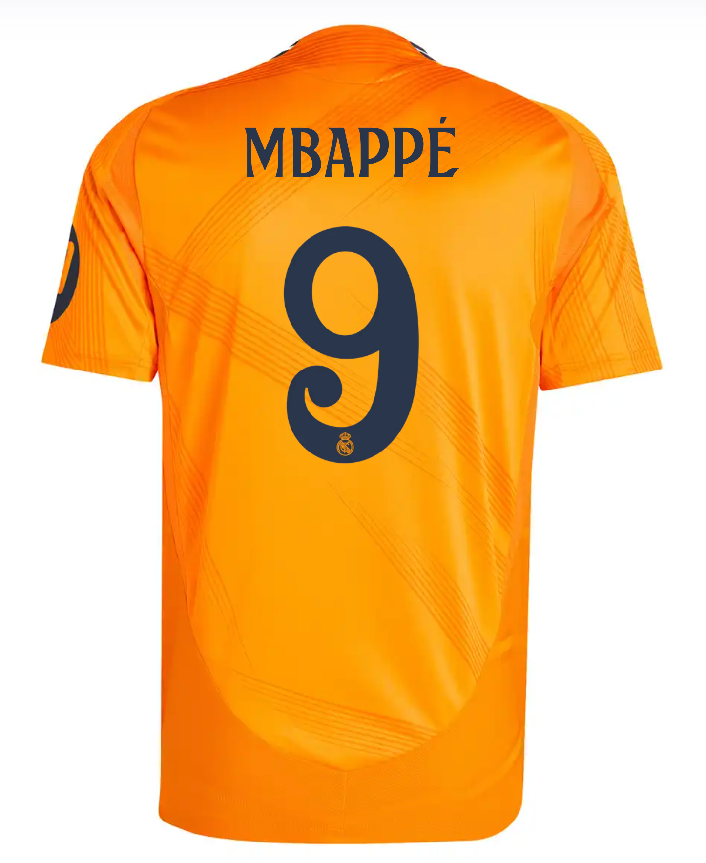 Camiseta Authentic MBAPPÉ #9 Hombre Segunda Equipación Naranja 24/25