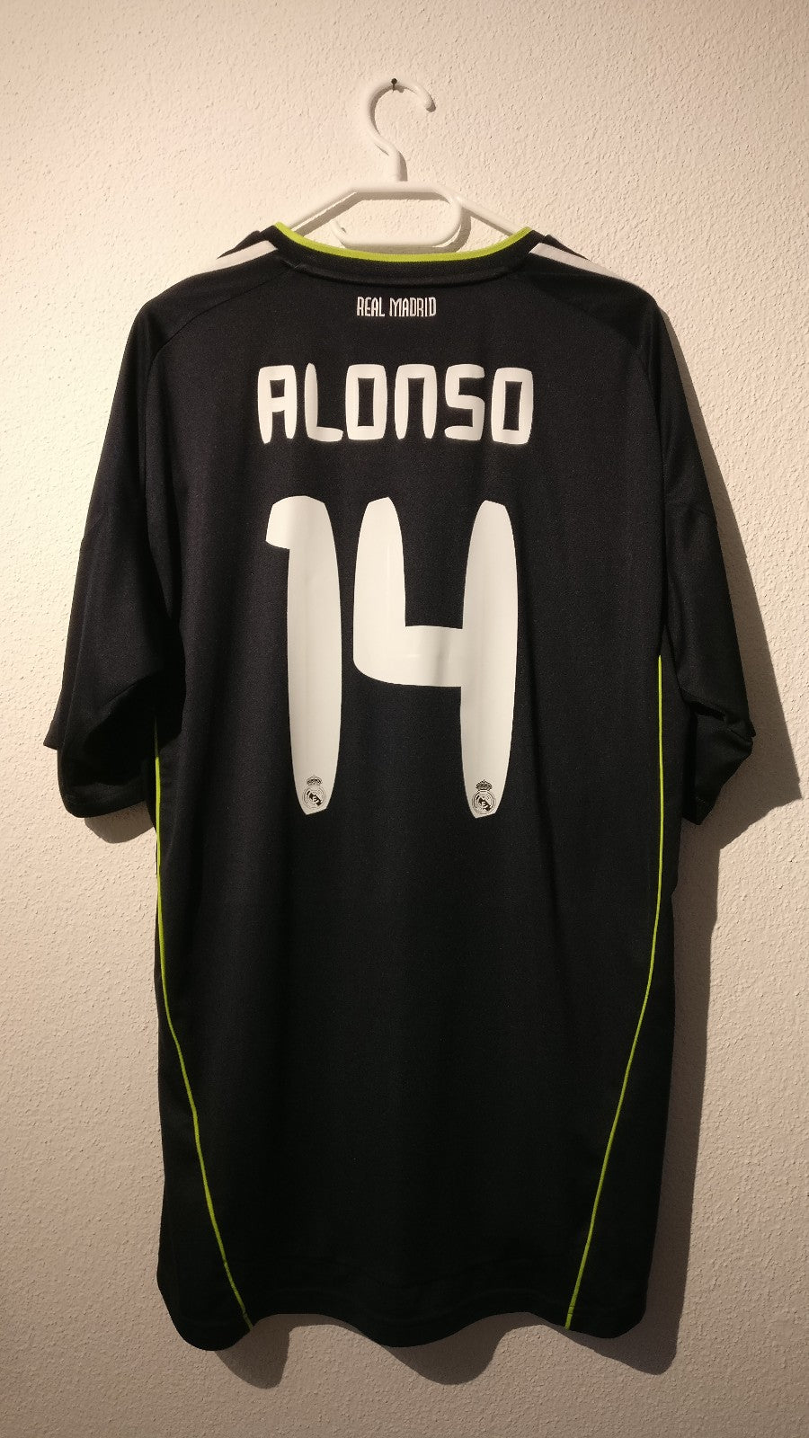 Camiseta Retro Hombre Segunda Equipación Negro 10/11