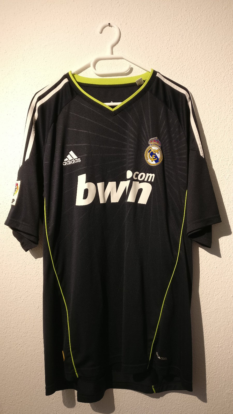 Camiseta Retro Hombre Segunda Equipación Negro 10/11