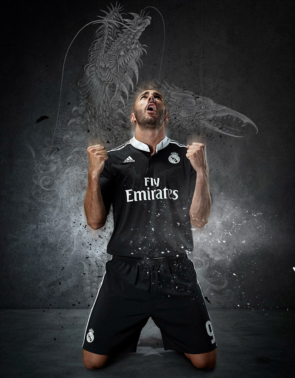 Camiseta Retro Hombre Tercera Equipación Negro 14/15
