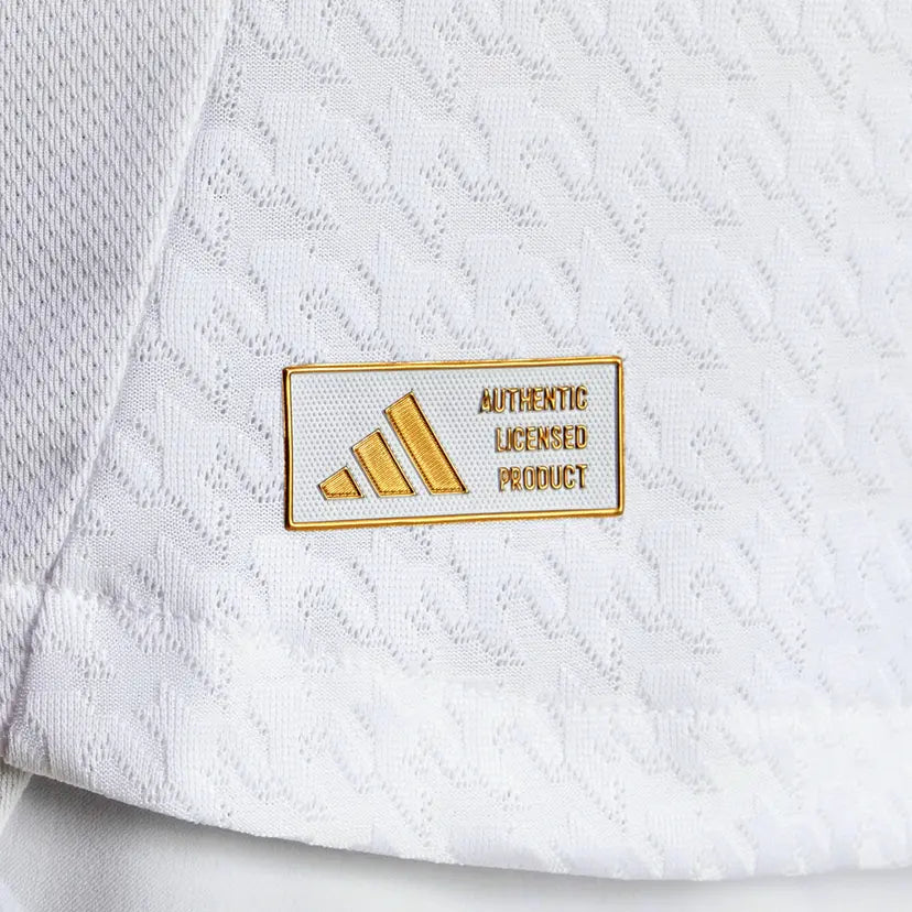Camiseta Authentic Manga Larga Hombre Primera Equipación Blanca 24/25