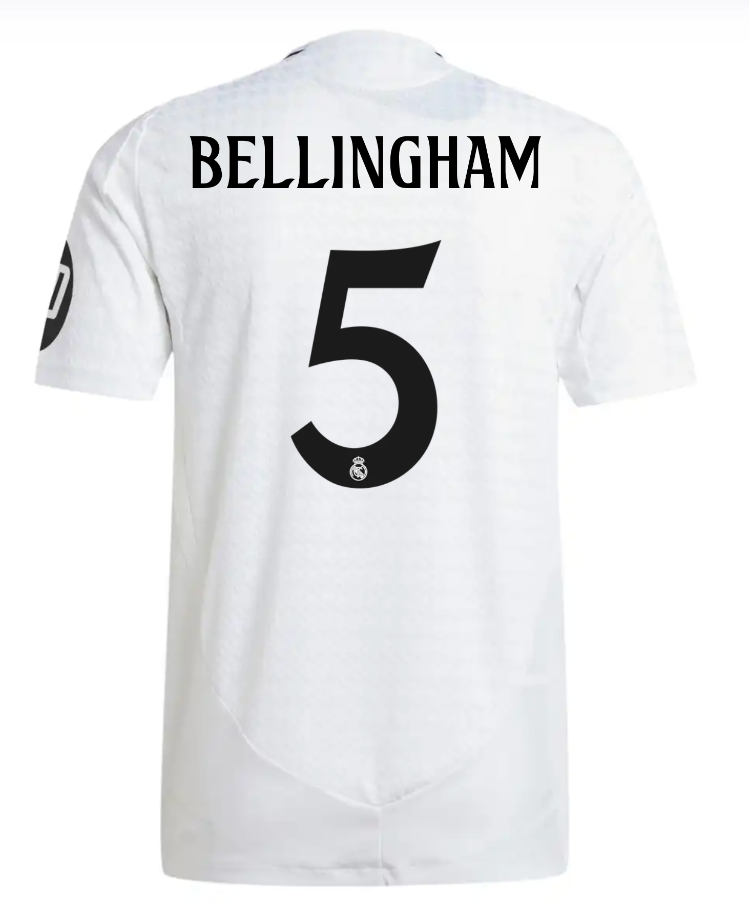 Camiseta Authentic BELLINGHAM #5 Hombre Primera Equipación Blanca 24/25