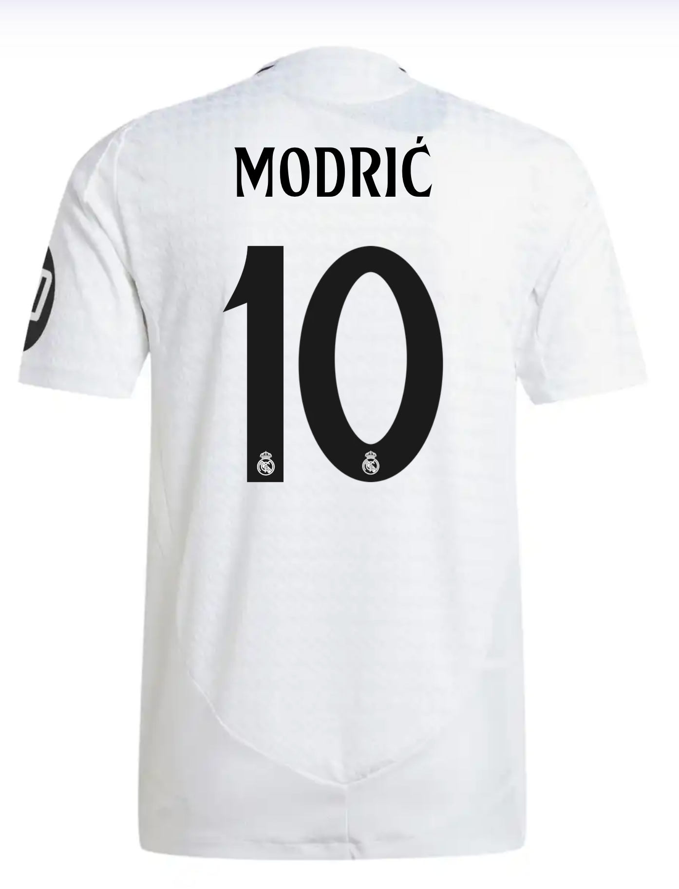 Camiseta Authentic MODRIĆ #10 Hombre Primera Equipación Blanca 24/25