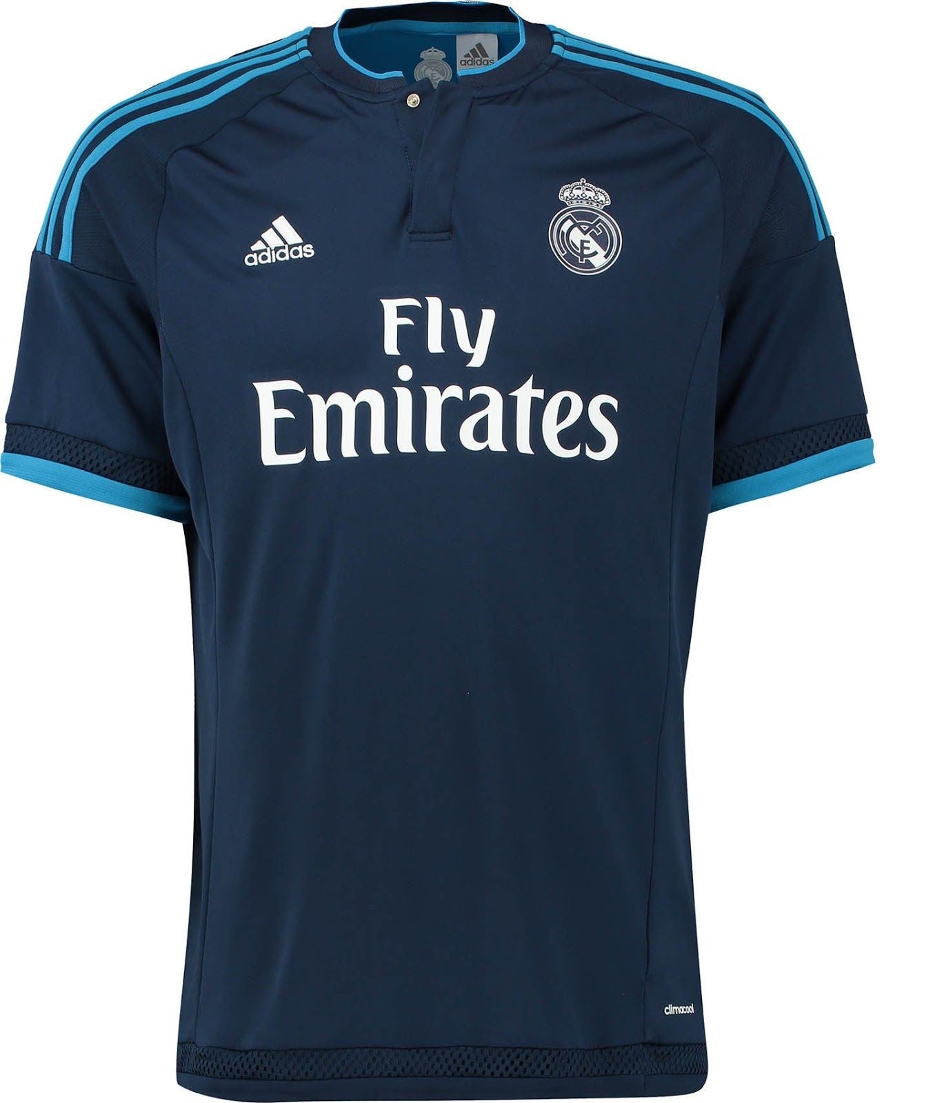 Camiseta Retro Hombre Tercera Equipación Azul 15/16
