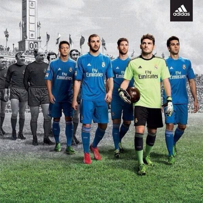 Camiseta Retro Hombre Segunda Equipación Azul 13/14