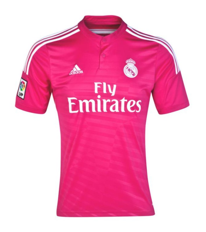 Camiseta Retro Hombre Segunda Equipación Rosa 14/15