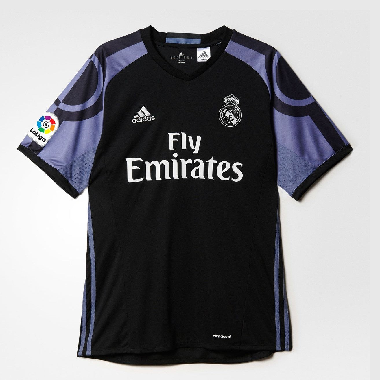 Camiseta Retro Hombre Tercera Equipación Negro 16/17
